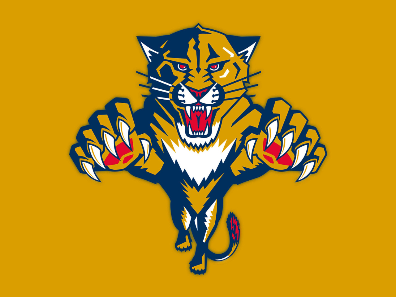 Das Florida Panthers Logo Wallpaper 1280x960