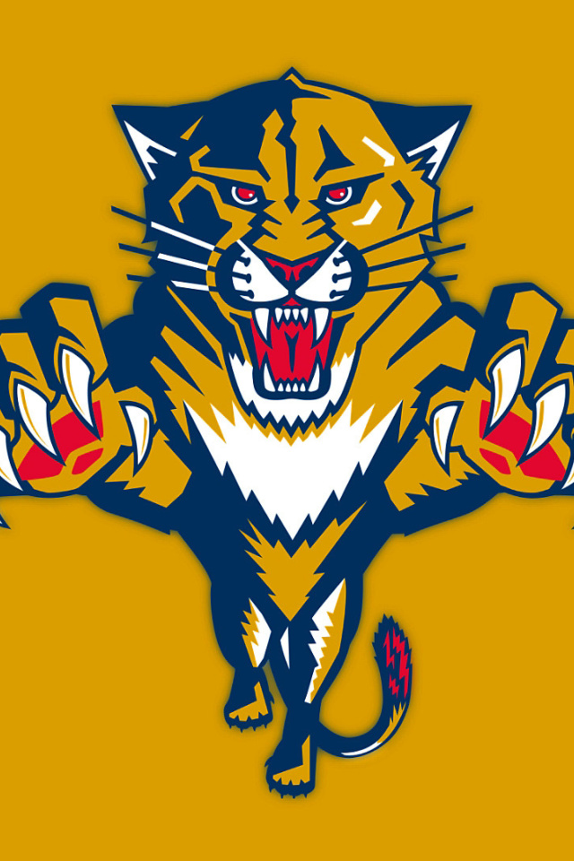 Fondo de pantalla Florida Panthers Logo 640x960