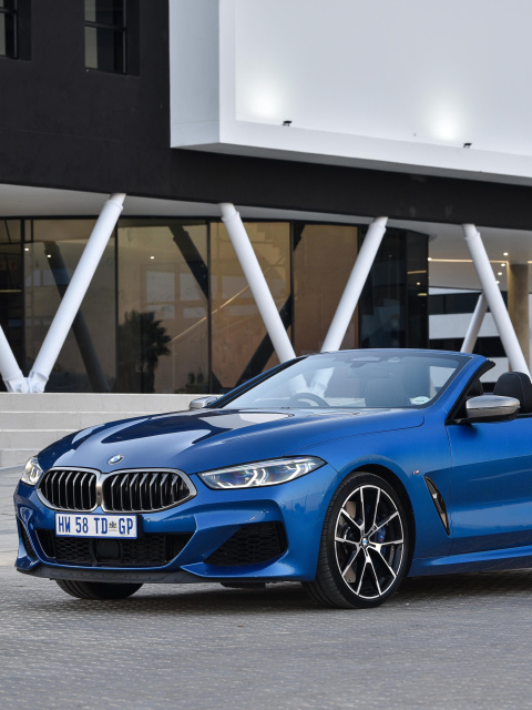 BMW M850i xDrive Cabrio wallpaper 480x640