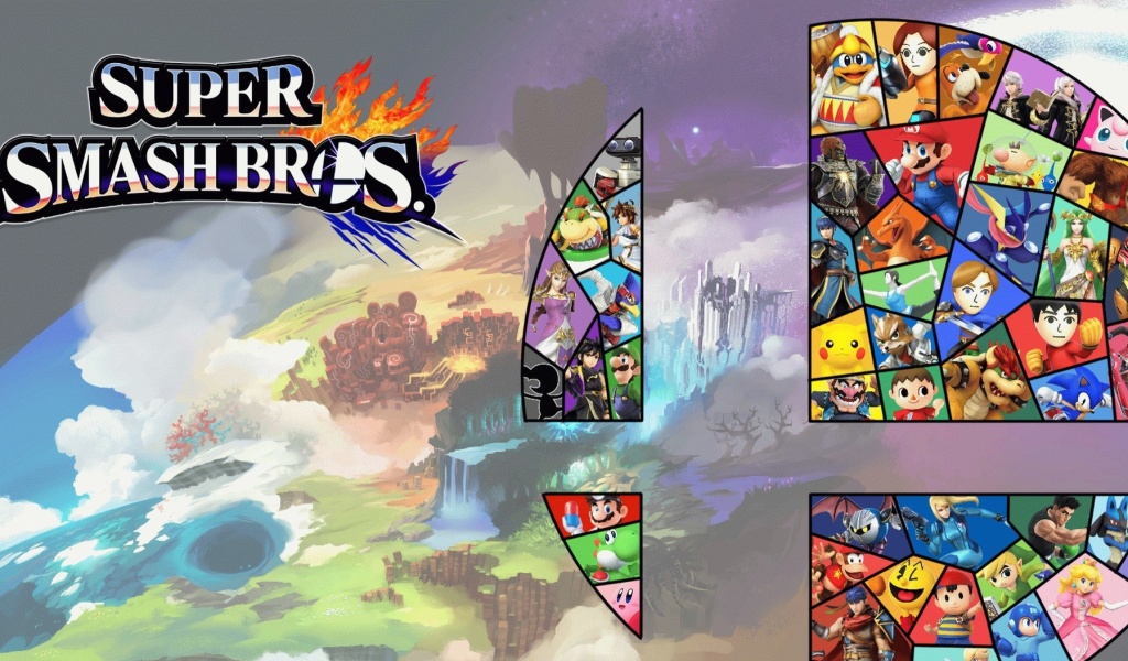 Fondo de pantalla Super Smash Bros for Nintendo 3DS 1024x600