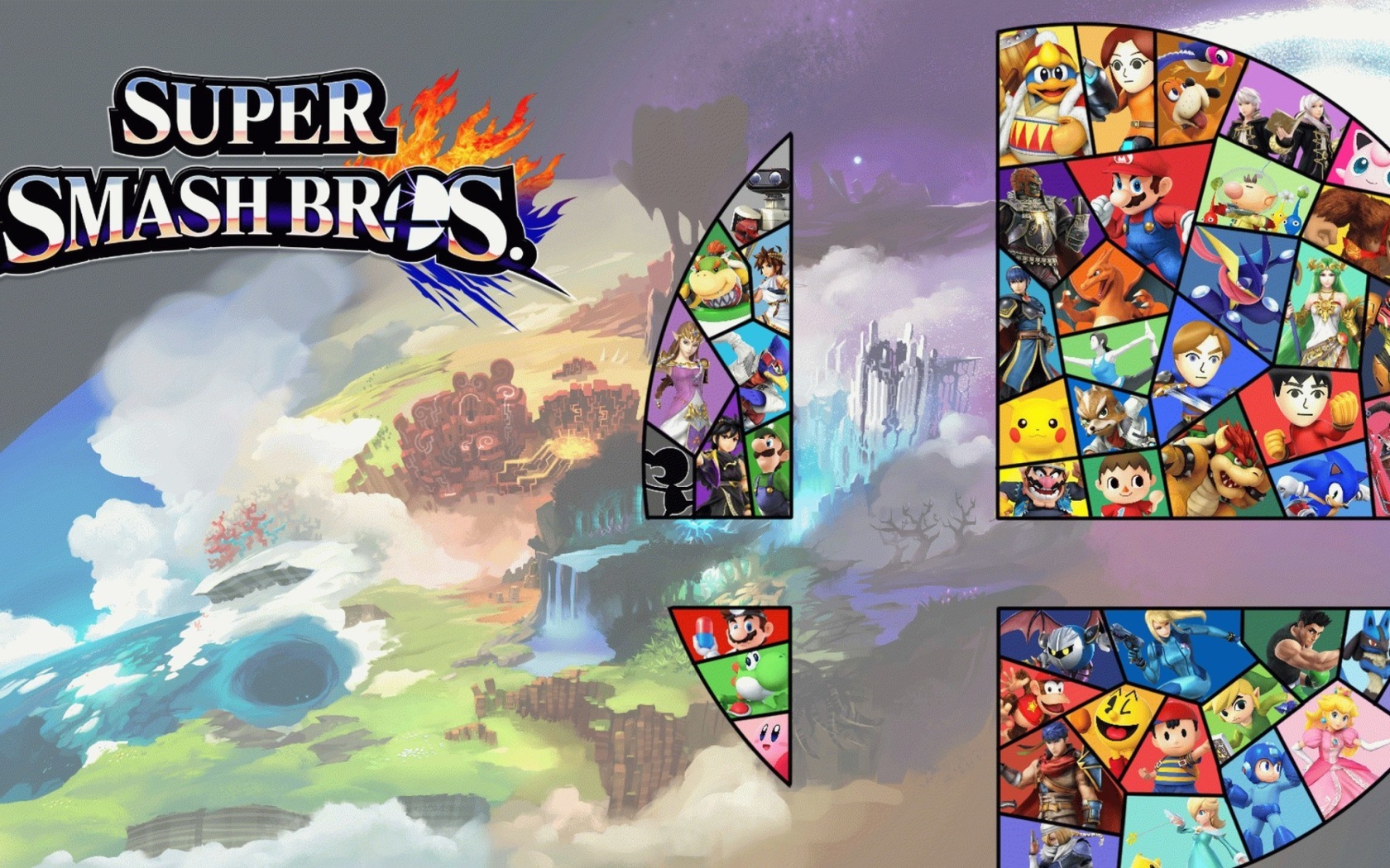 Super Smash Bros for Nintendo 3DS wallpaper 1680x1050