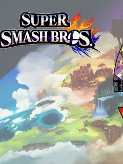 Das Super Smash Bros for Nintendo 3DS Wallpaper 240x320