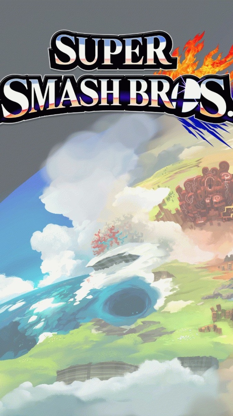 Das Super Smash Bros for Nintendo 3DS Wallpaper 750x1334