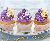 Обои Purple Cupcake 176x144