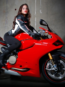 Screenshot №1 pro téma Biker Girl 132x176