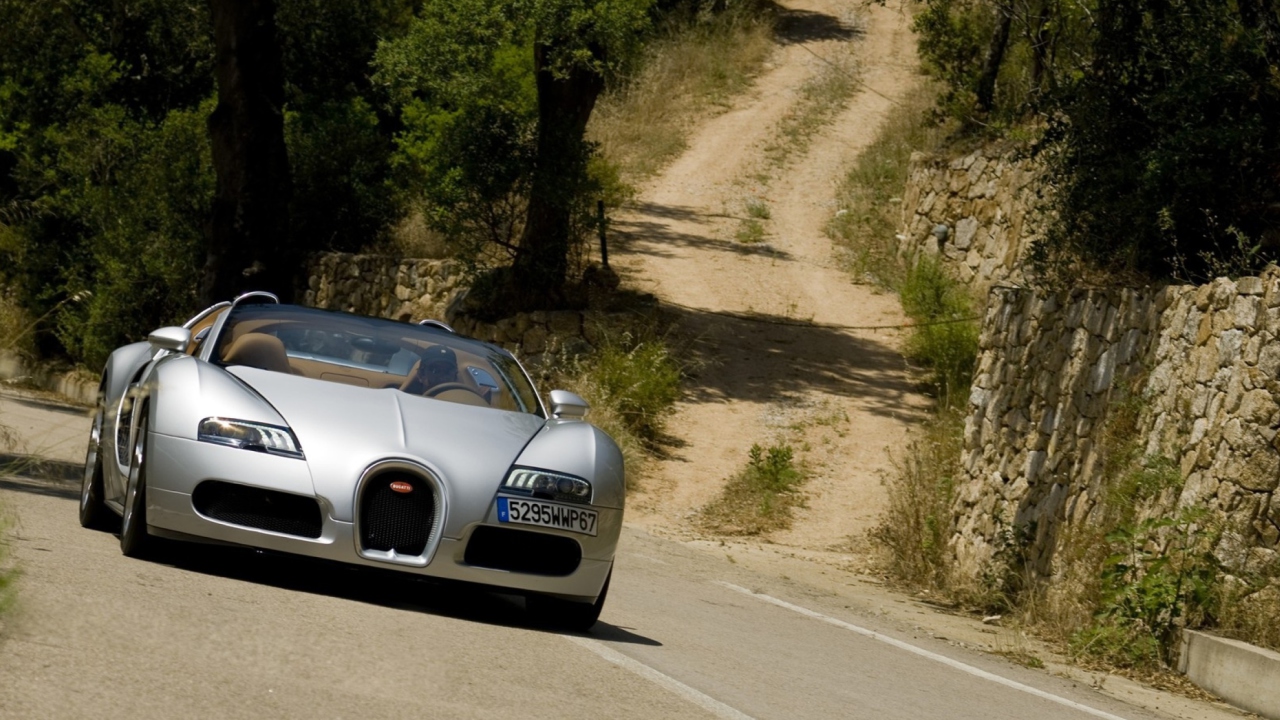 Das Bugatti Veyron 16.4 Grand Sport Wallpaper 1280x720