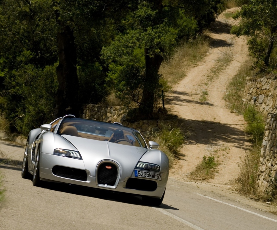 Обои Bugatti Veyron 16.4 Grand Sport 960x800