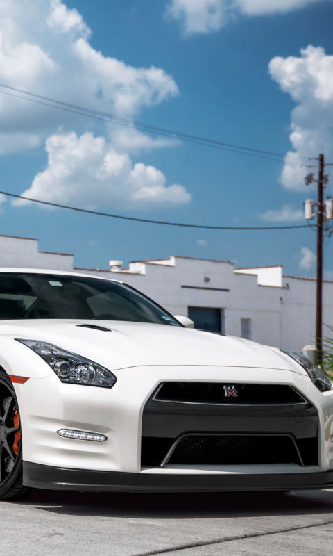 Fondo de pantalla Nissan GT-R Photo 480x800