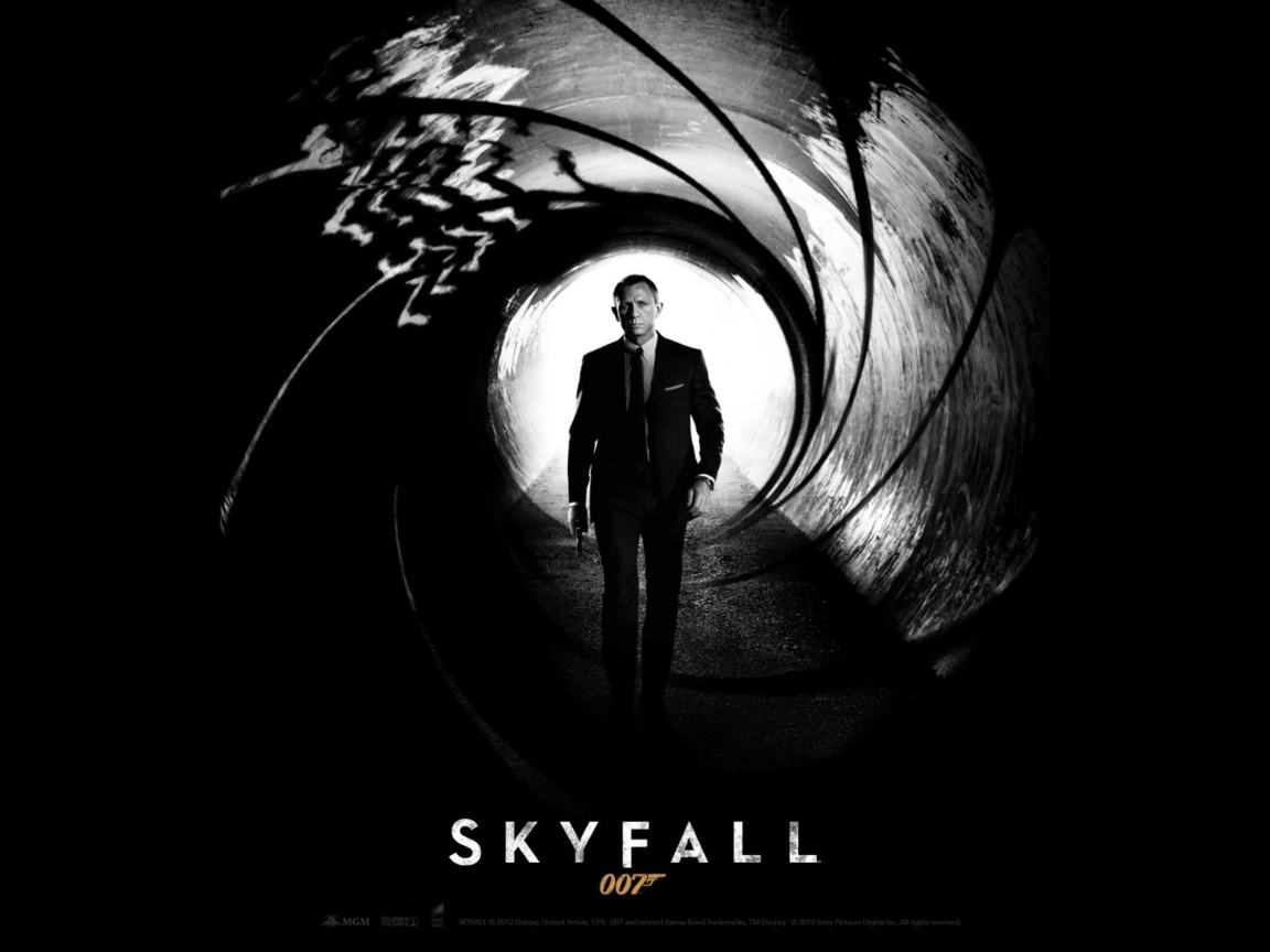 Das James Bond Skyfall Wallpaper 1152x864