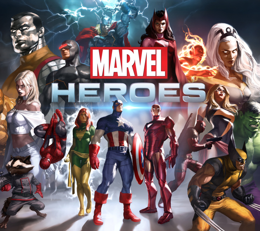 Das Marvel Comics Heroes Wallpaper 1080x960