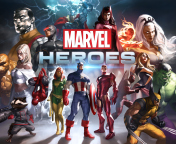 Fondo de pantalla Marvel Comics Heroes 176x144