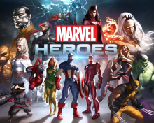 Fondo de pantalla Marvel Comics Heroes 220x176