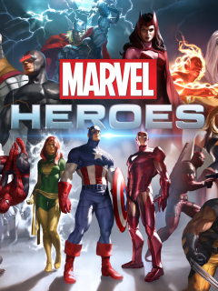 Marvel Comics Heroes screenshot #1 240x320