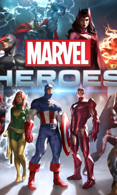 Marvel Comics Heroes wallpaper 240x400