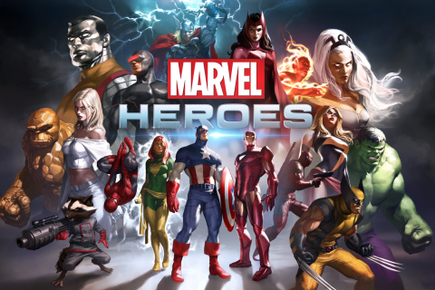 Marvel Comics Heroes wallpaper 480x320