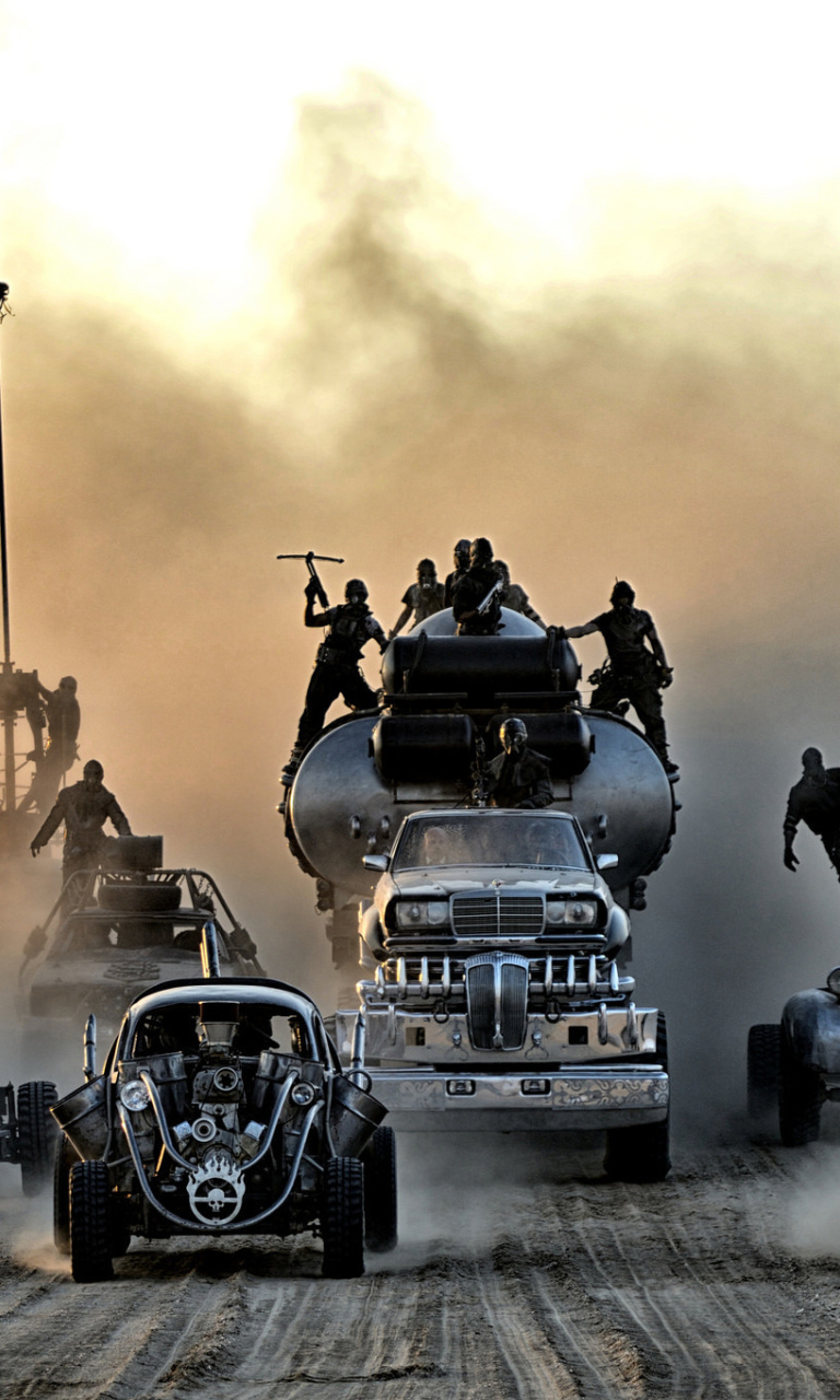 Картинка Mad Max Fury Road на телефон 768x1280