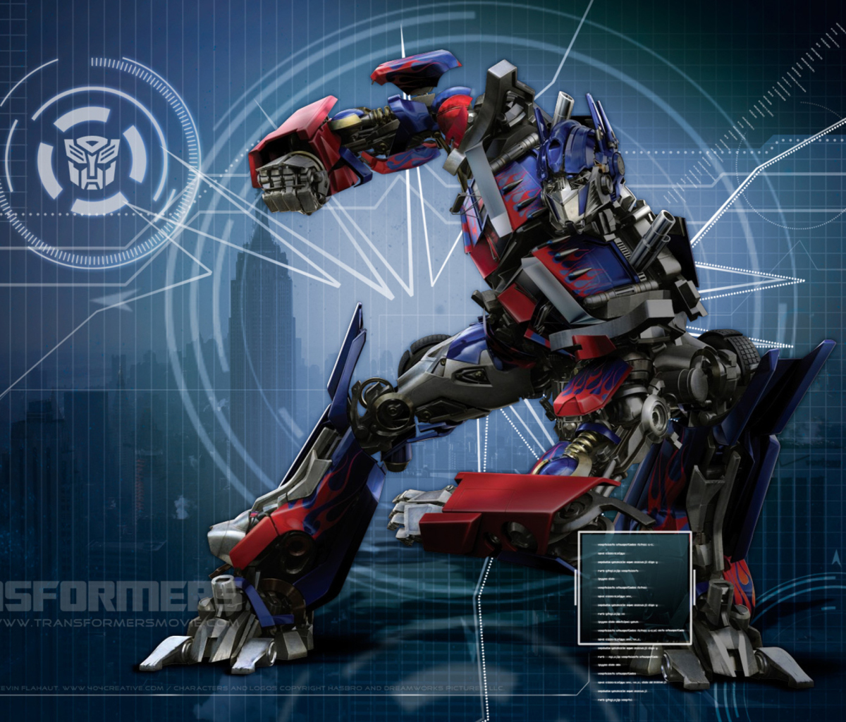 Screenshot №1 pro téma Transformers Autobot 1200x1024