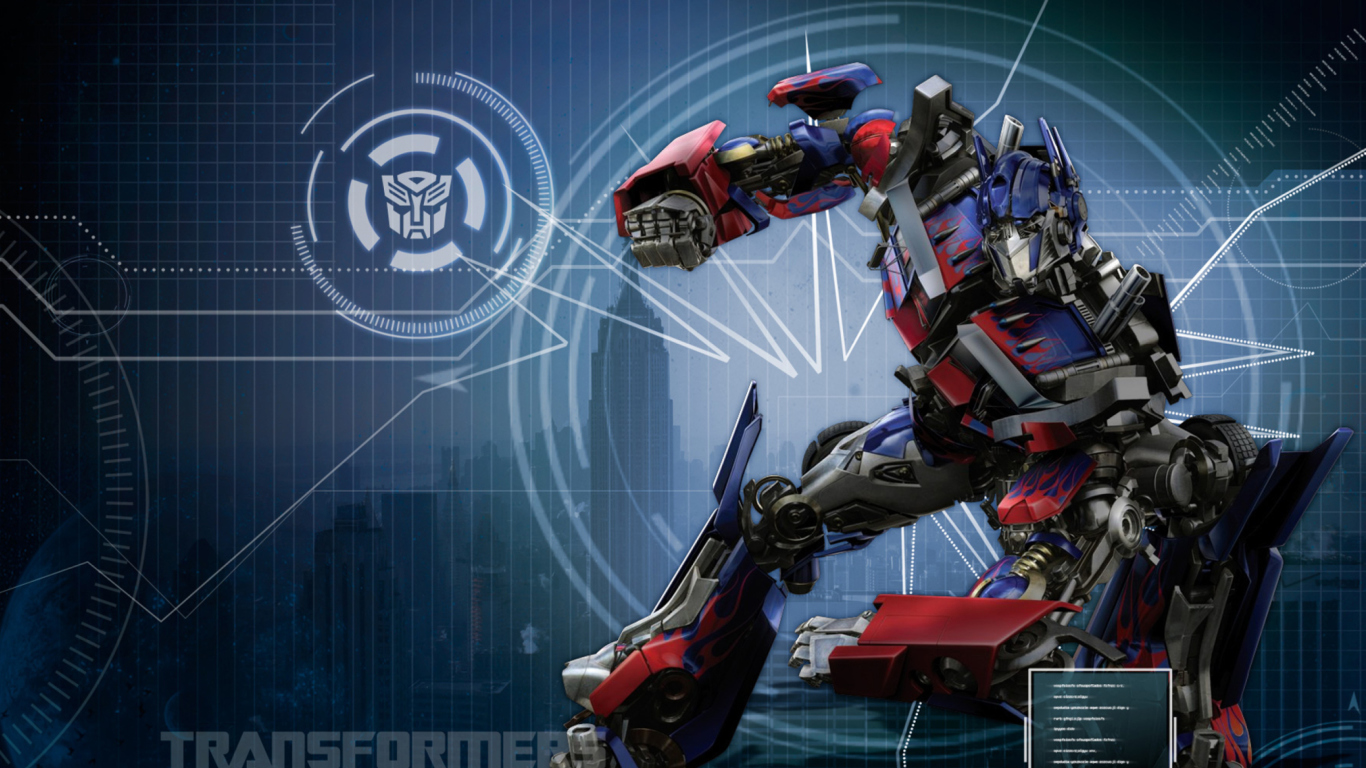 Das Transformers Autobot Wallpaper 1366x768