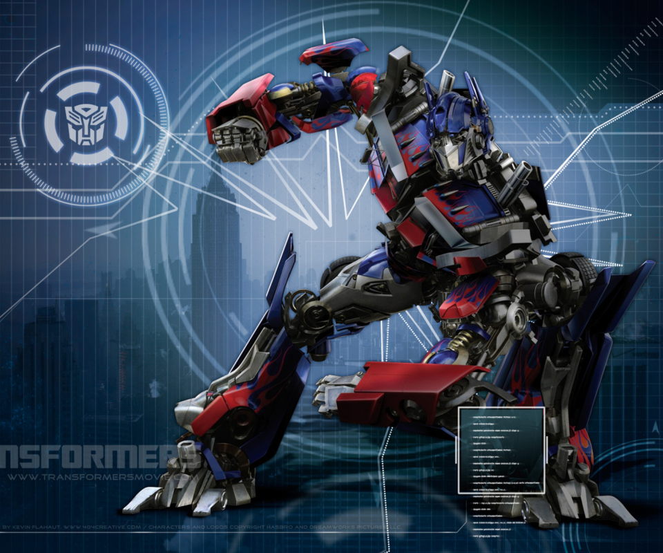 Das Transformers Autobot Wallpaper 960x800