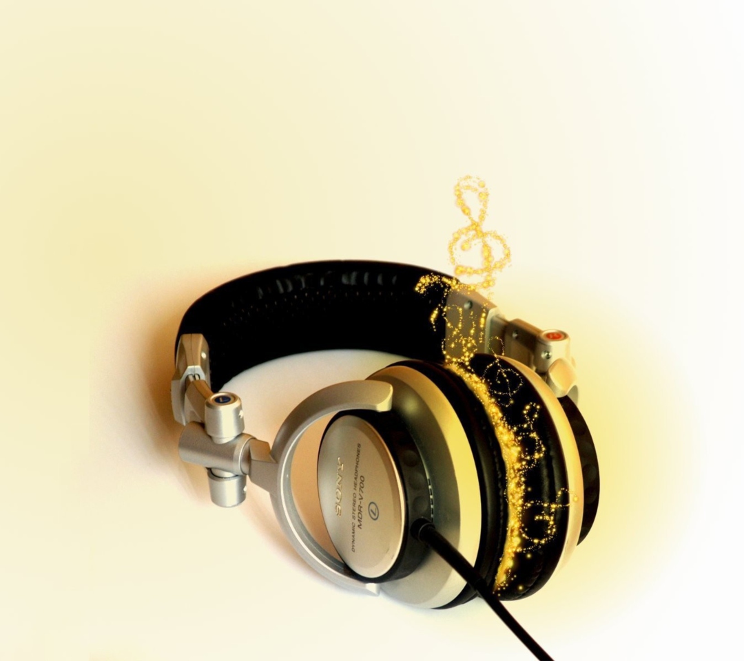 Fondo de pantalla Headphones 1080x960