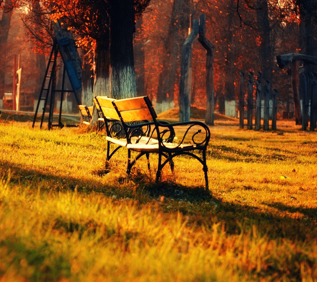 Autumn Walk In Park screenshot #1 1080x960