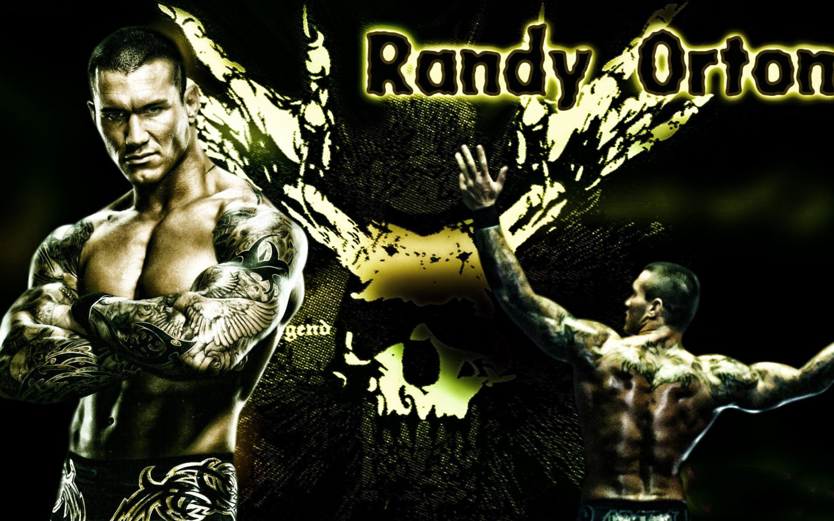 Обои Randy Orton Wrestler 1680x1050