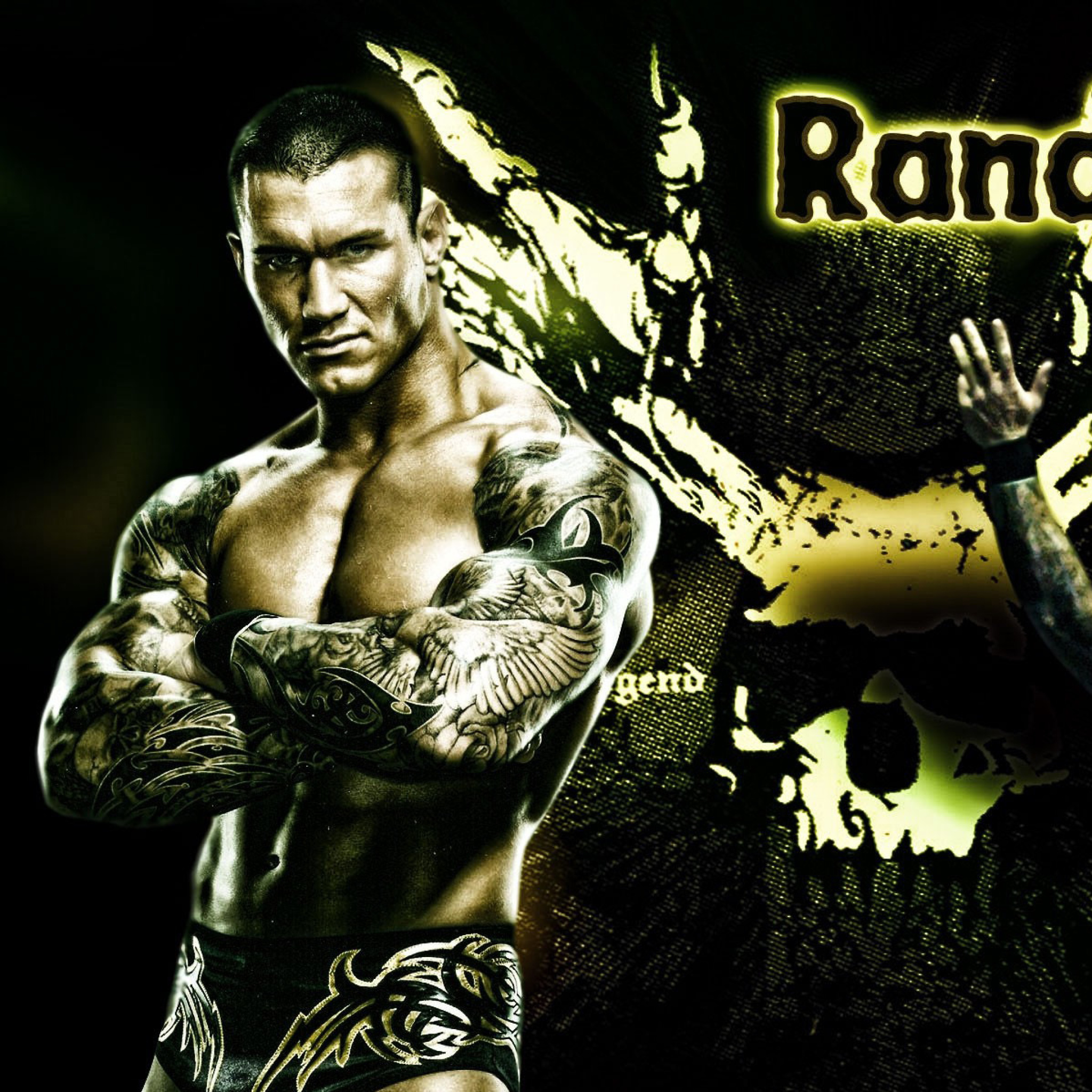 Fondo de pantalla Randy Orton Wrestler 2048x2048