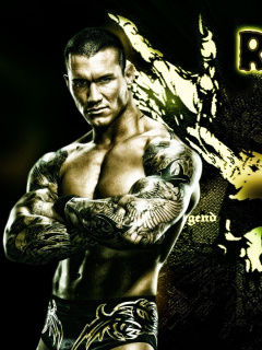 Das Randy Orton Wrestler Wallpaper 240x320