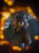 Das Guardians of the Galaxy Vol 2 Rocket Raccoon Superhero Wallpaper 132x176