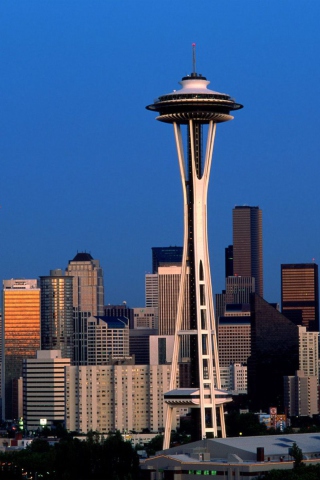 Das Seattle Space Needle Wallpaper 320x480