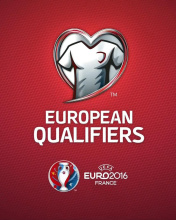 Обои UEFA Euro 2016 Red 176x220