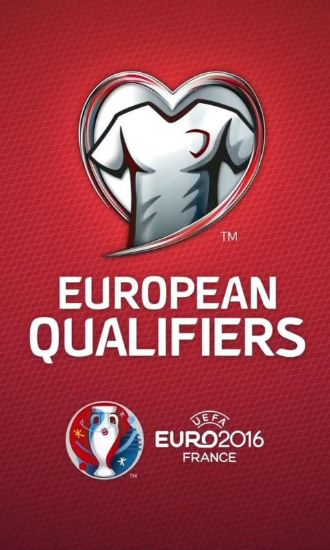 Fondo de pantalla UEFA Euro 2016 Red 480x800