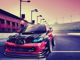 Subaru Impreza Super Tuning wallpaper 320x240