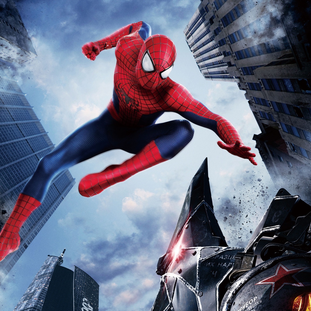 Sfondi The Amazing Spider Man 2014 Movie 1024x1024