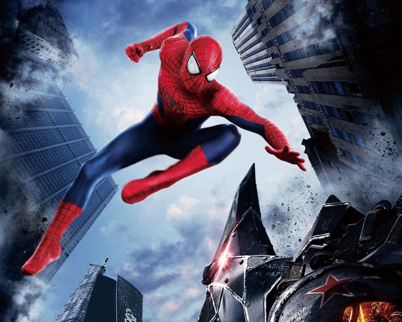 Обои The Amazing Spider Man 2014 Movie 1280x1024