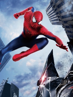 Das The Amazing Spider Man 2014 Movie Wallpaper 240x320