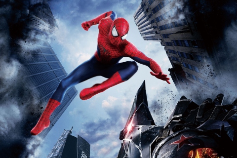 Das The Amazing Spider Man 2014 Movie Wallpaper 480x320