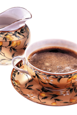 Das Arabic Coffee Wallpaper 320x480