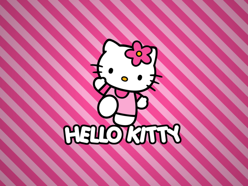 Das Hello Kitty Wallpaper 800x600