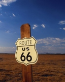 Das America's Most Famous Route 66 Wallpaper 128x160