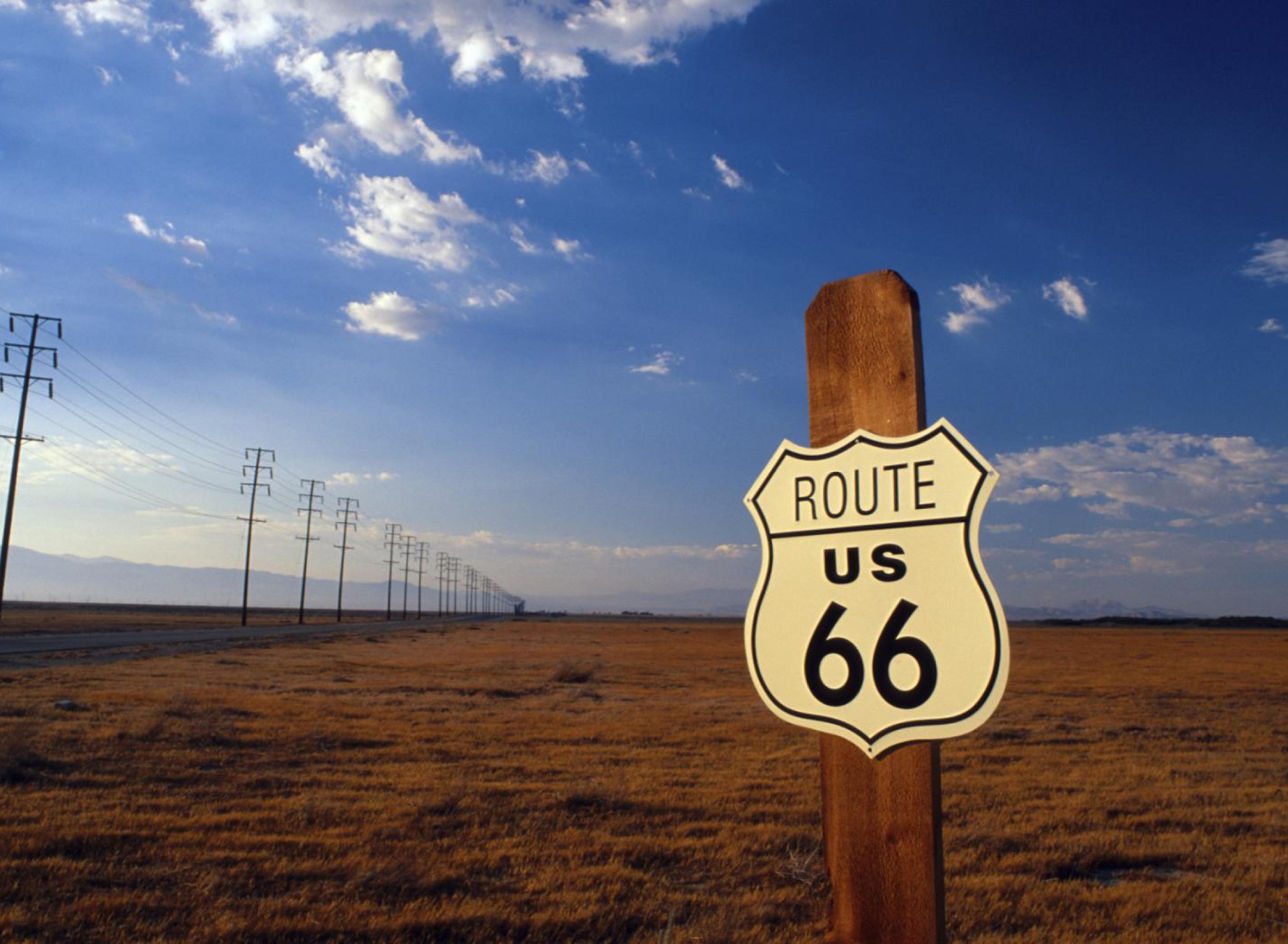 Обои America's Most Famous Route 66 1920x1408