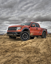 Das Ford F 150 Svt Raptor Wallpaper 176x220