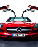 Red Mercedes Sls wallpaper 128x160