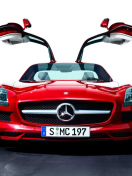 Red Mercedes Sls screenshot #1 132x176
