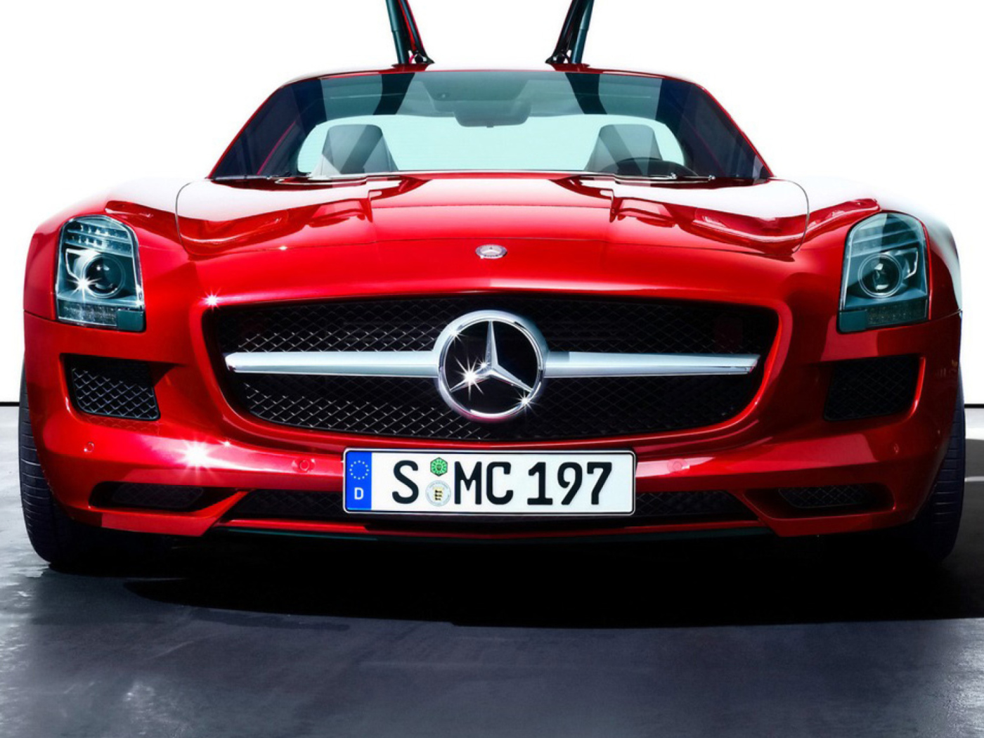 Fondo de pantalla Red Mercedes Sls 1400x1050