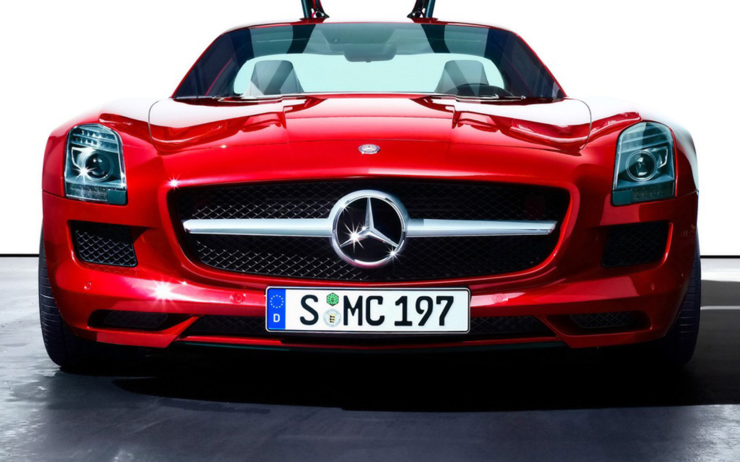 Das Red Mercedes Sls Wallpaper 1440x900