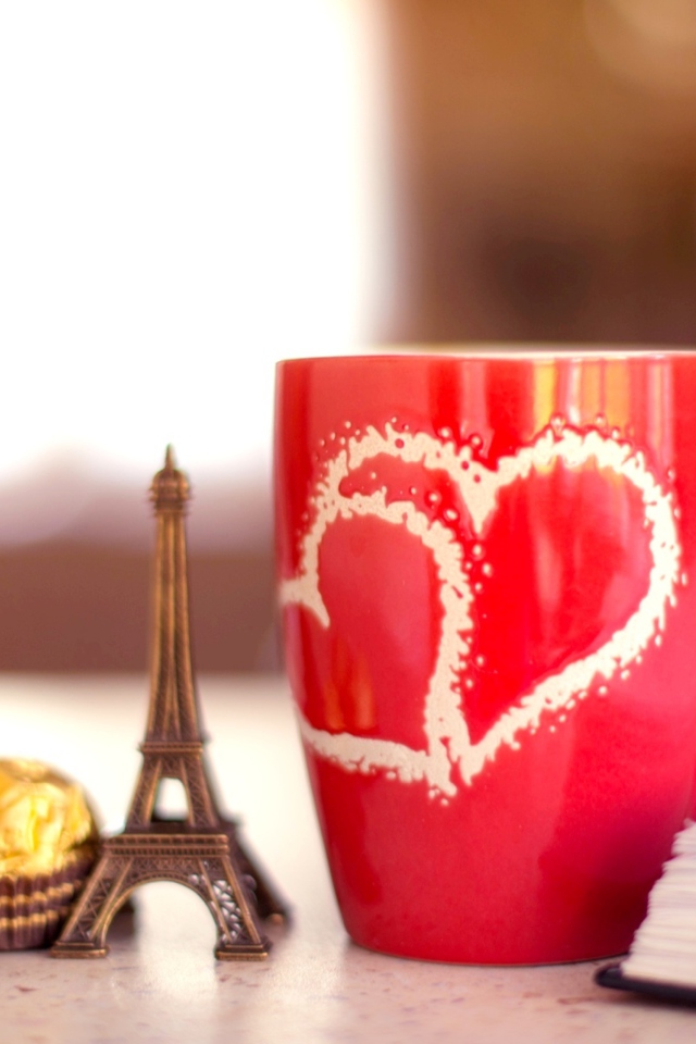 Das Paris Always In My Heart Wallpaper 640x960