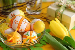 Happy Easter Card - Obrázkek zdarma pro Android 1200x1024
