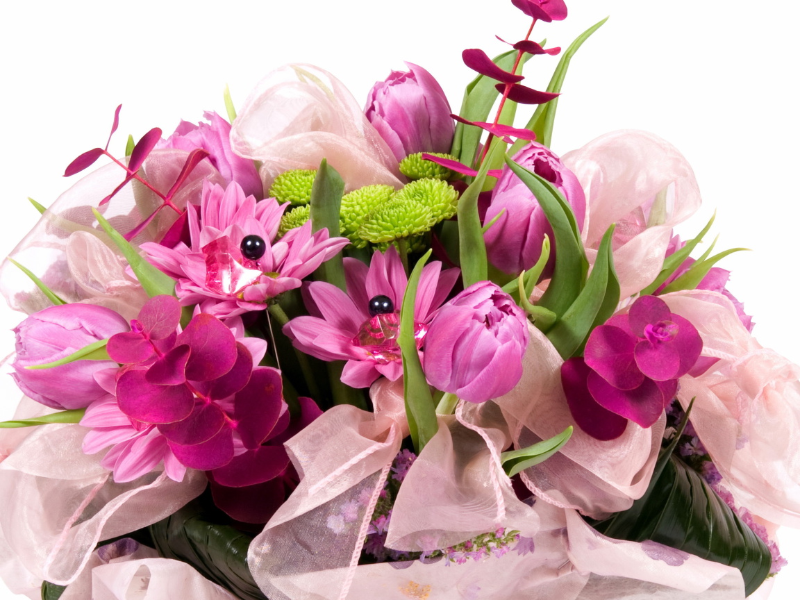 Tulip Bouquet wallpaper 1152x864