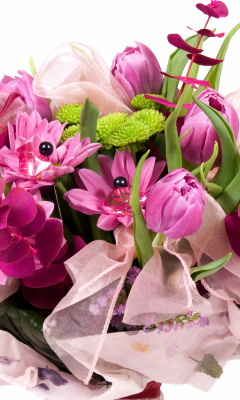 Das Tulip Bouquet Wallpaper 240x400